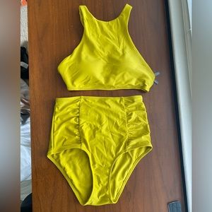 Lime green Aerie Swimsuit Size Small